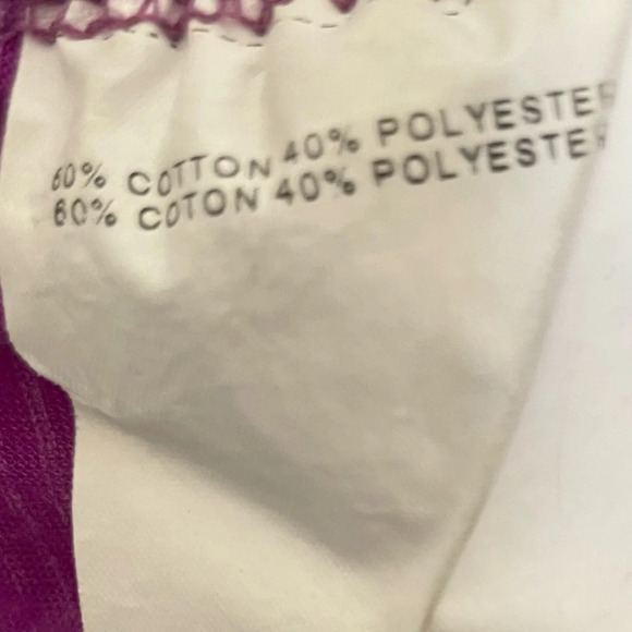 Motherhood Maternity Purple Striped Tee Large - Casual, Stylish Maternity Wear - Picture 4 of 7